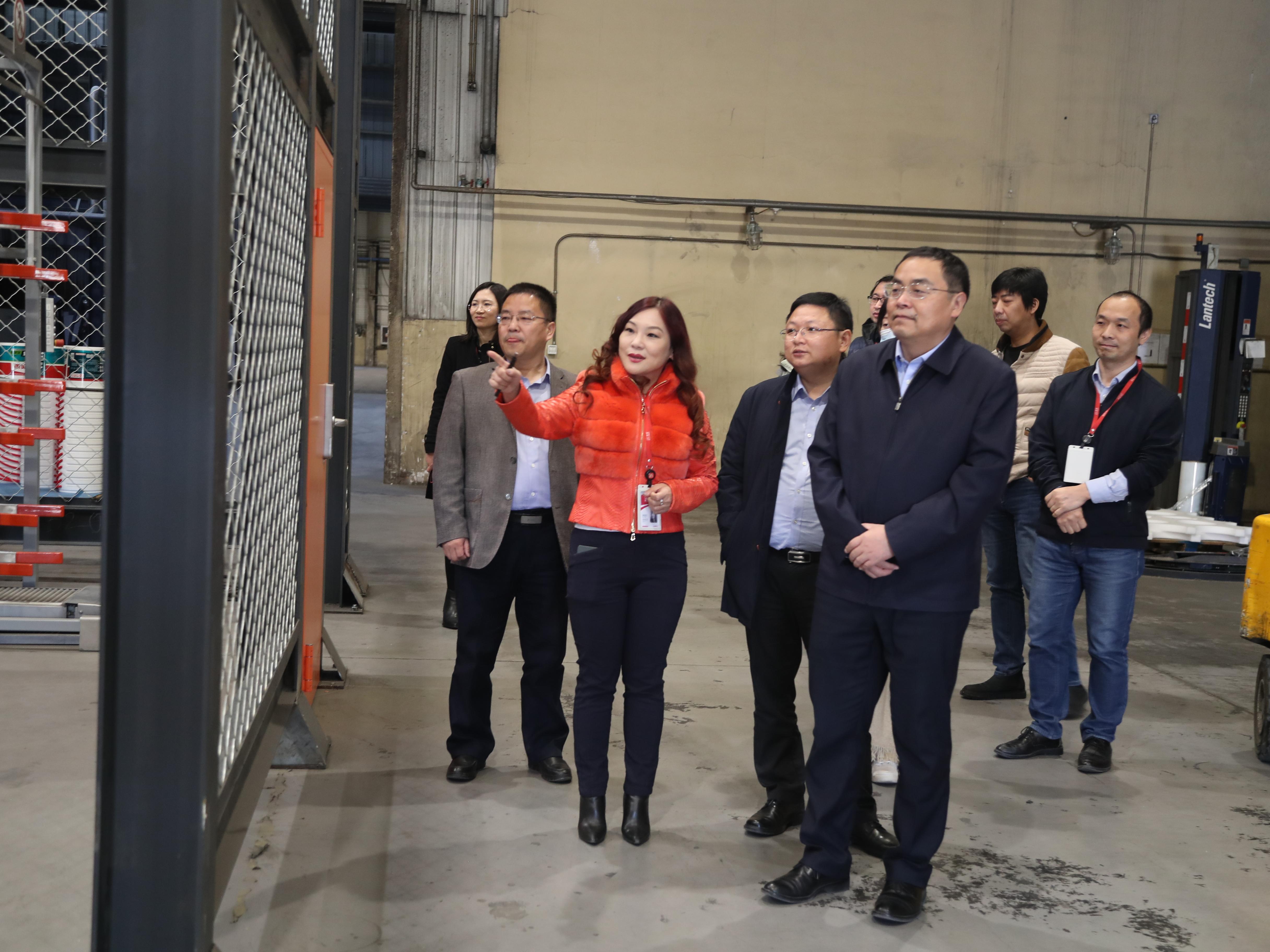 大興區委常委，副區長石銀峰蒞臨美巢走訪調研